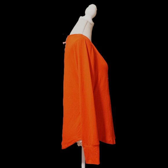 Santa’s Treasures Red Long Sleeve Tee Holiday Martinis Women’s Medium - Picture 3 of 9